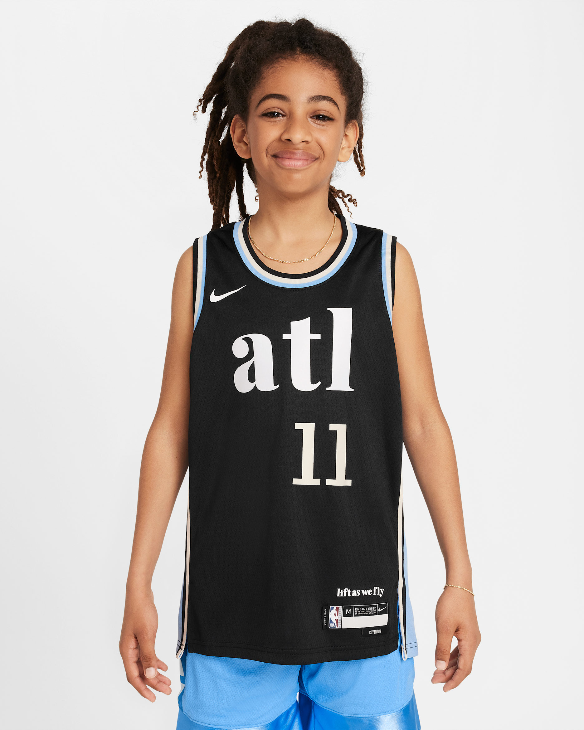 Trae Young Atlanta Hawks 2023/24 City Edition Older Kids' Nike Dri